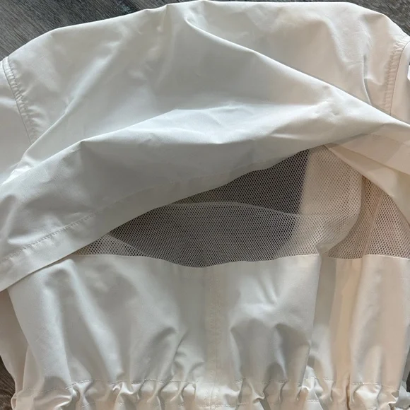 BR STANDARD Cream Hooded Jacket Raincoat sz l - Picture 6 of 8